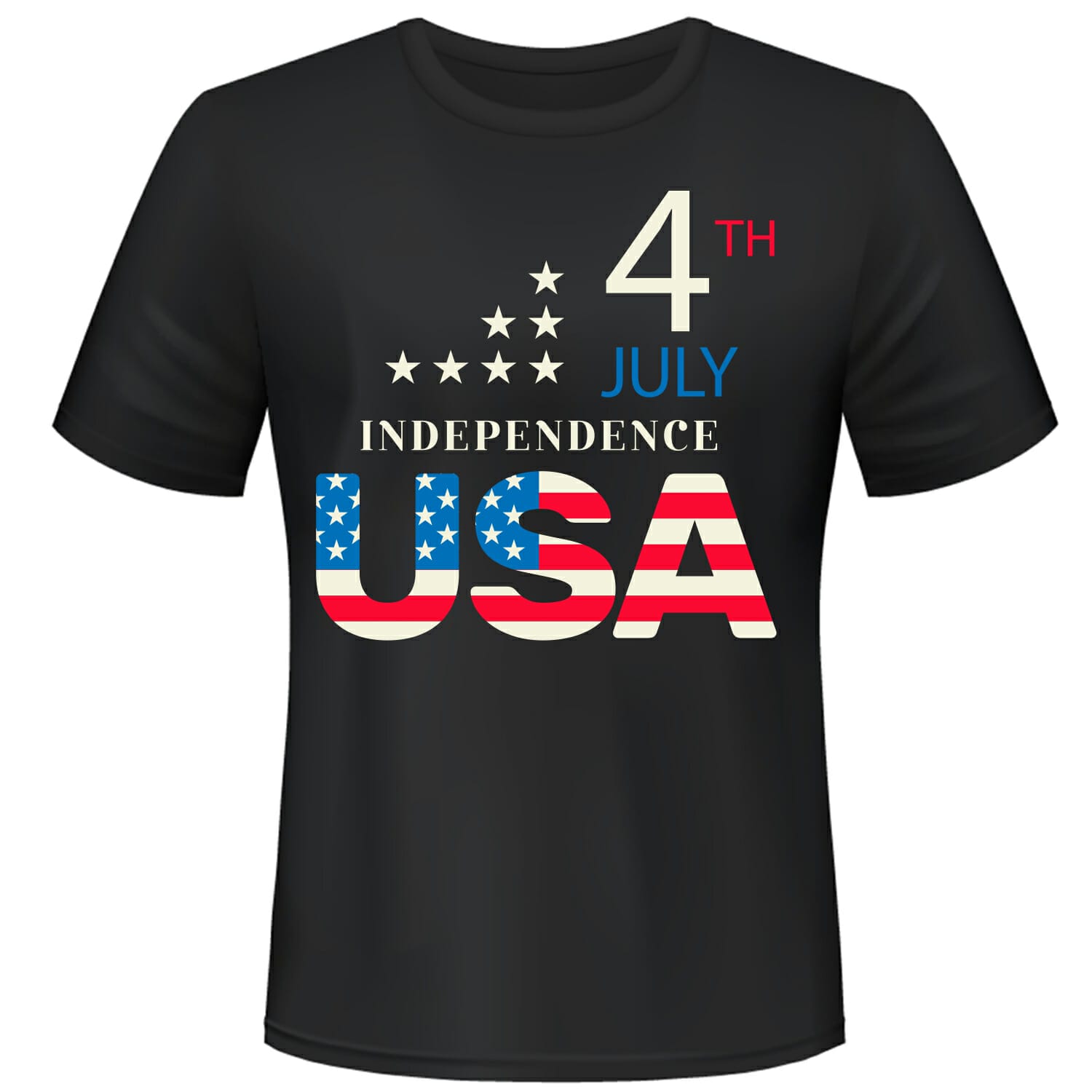 usa independence tshirt design