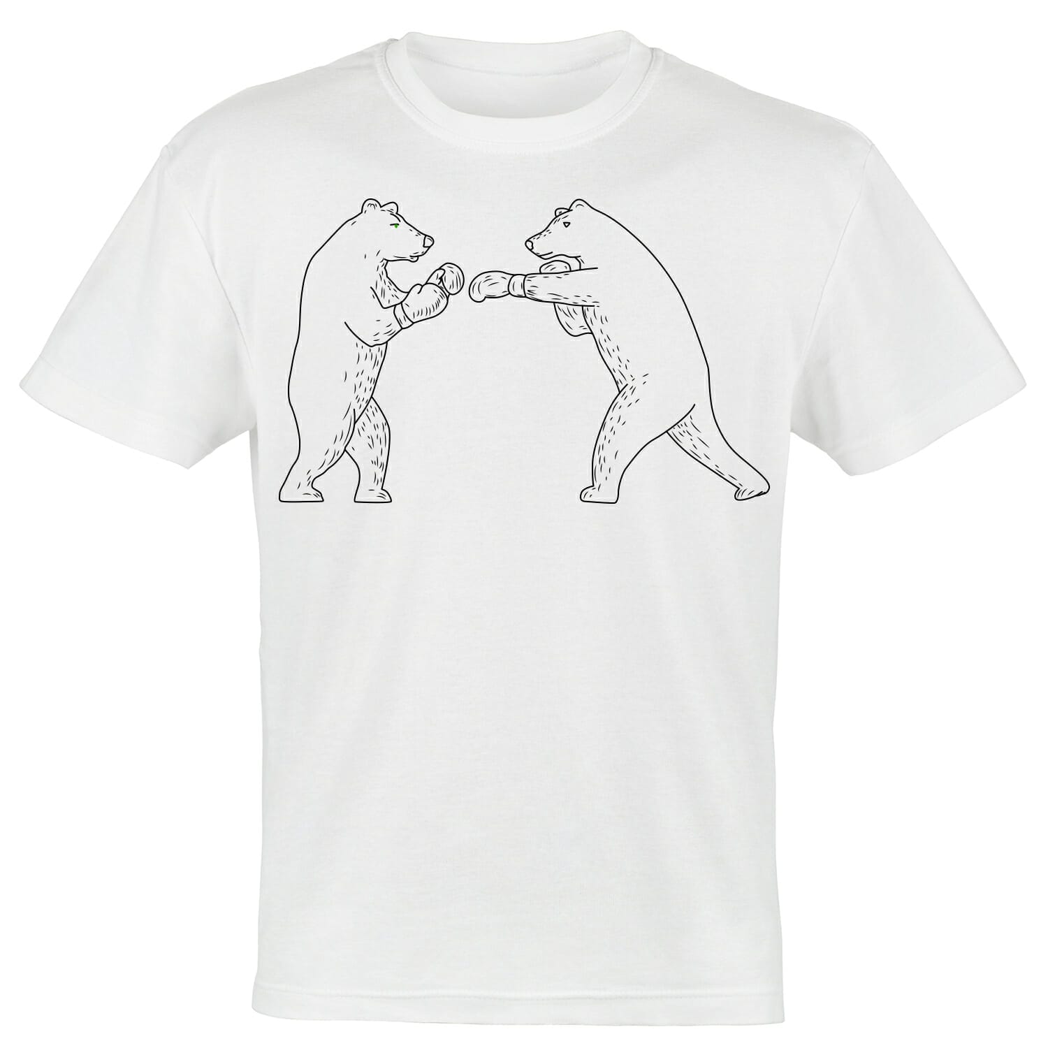 Bears Boxing Tshirt Design