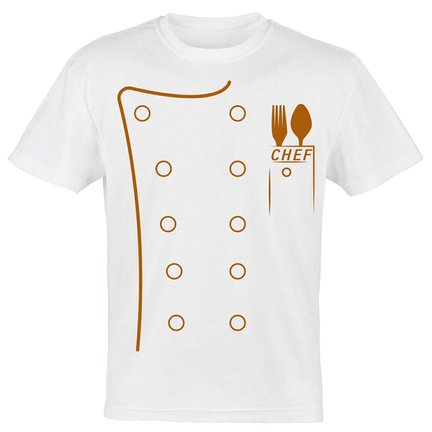 chef coat tshirt design