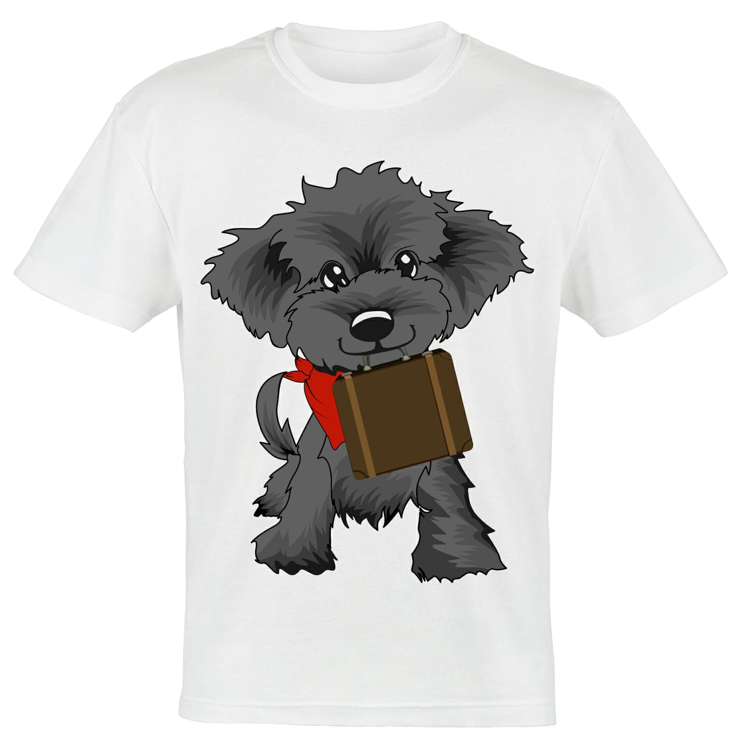 Cute Dog T-Shirt Design – Sublimation Printing Free Design