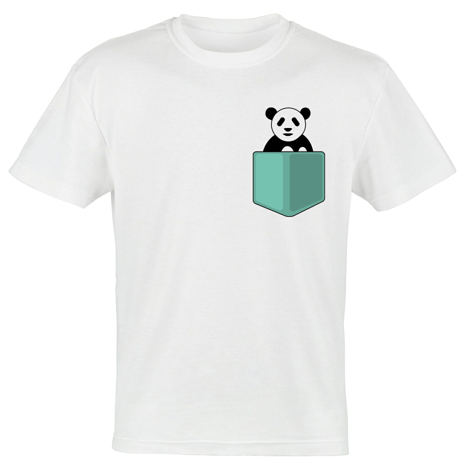 panda pocket tshirt design