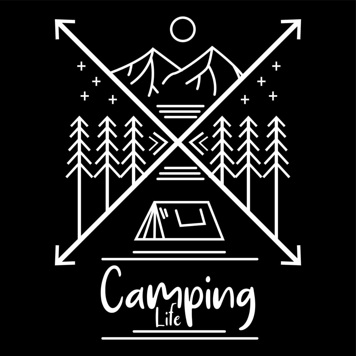 campinig-life-tshirt-design