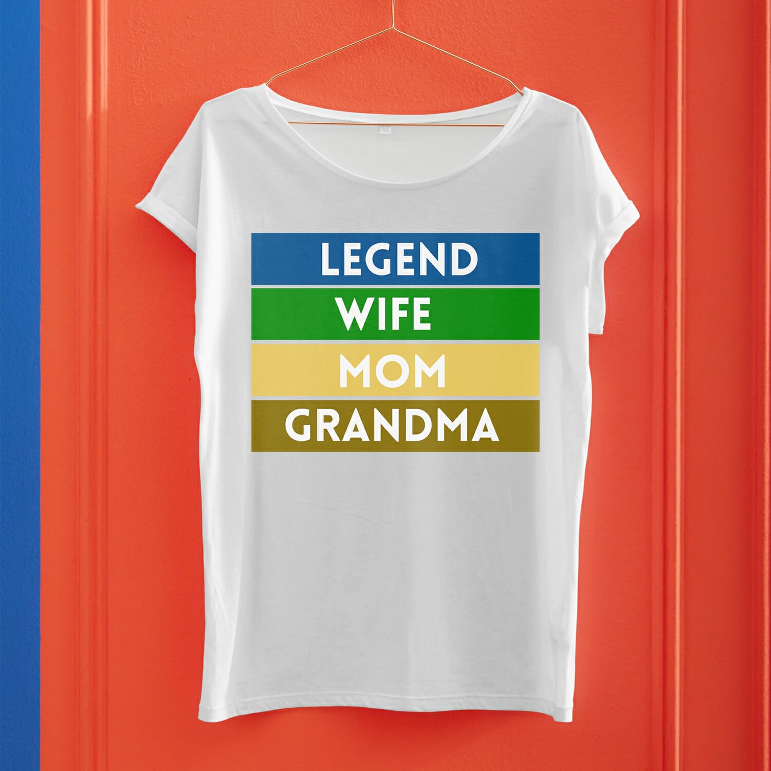 Legend, wife, Mom, Grandma vintage tshirt design