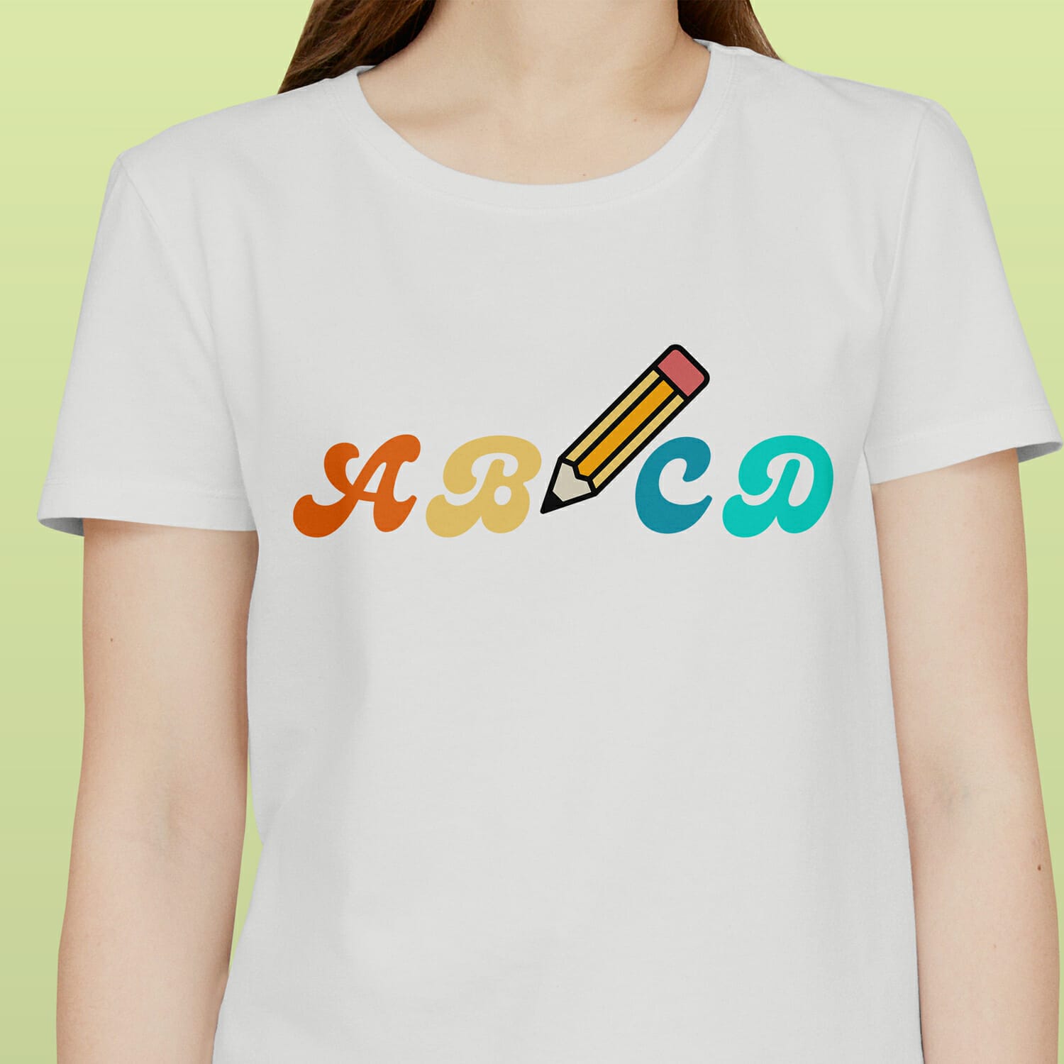 ABCD T-shirt Design for Teacher