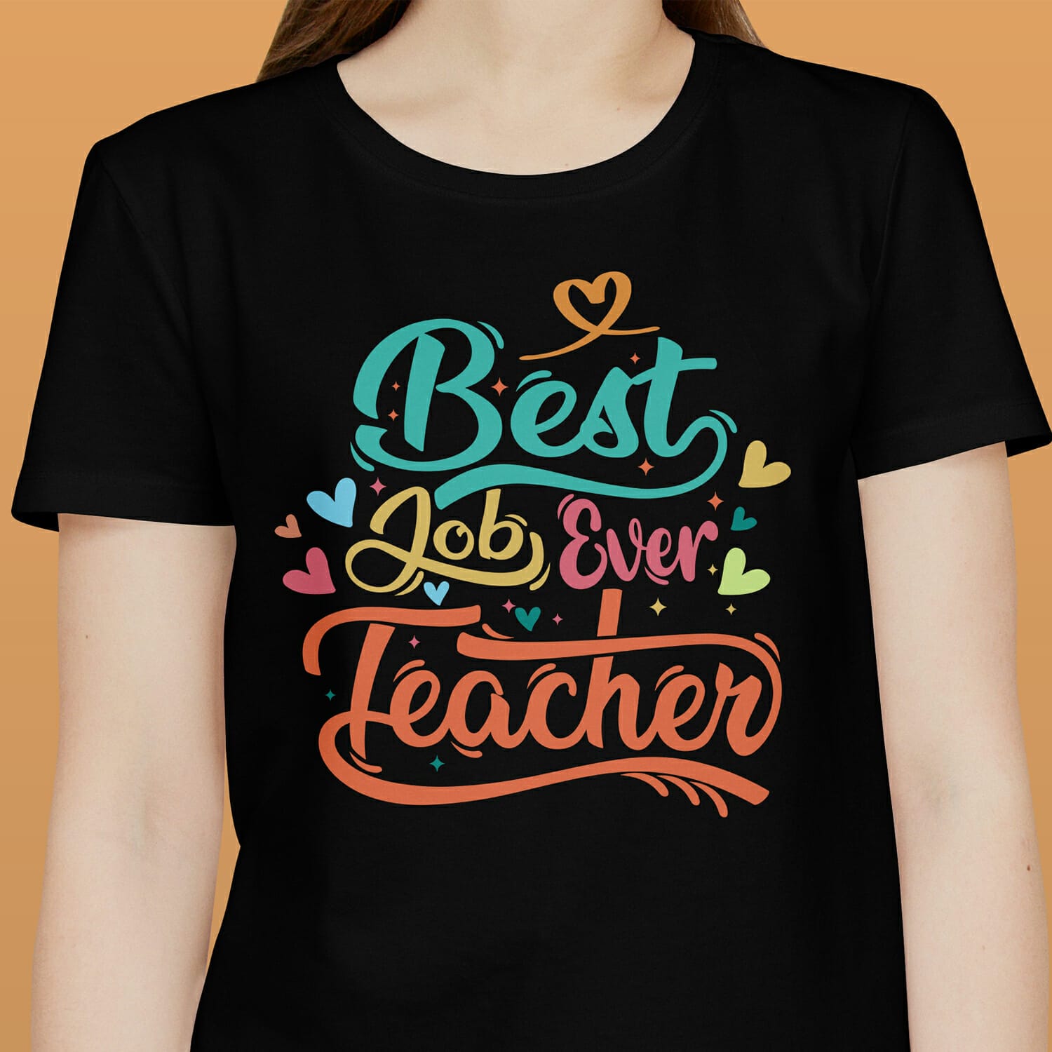 Best job Ever T-shirt design for Teacher