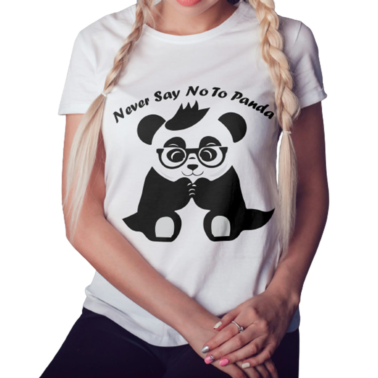 Never Say No To A Panda Tshirt Design