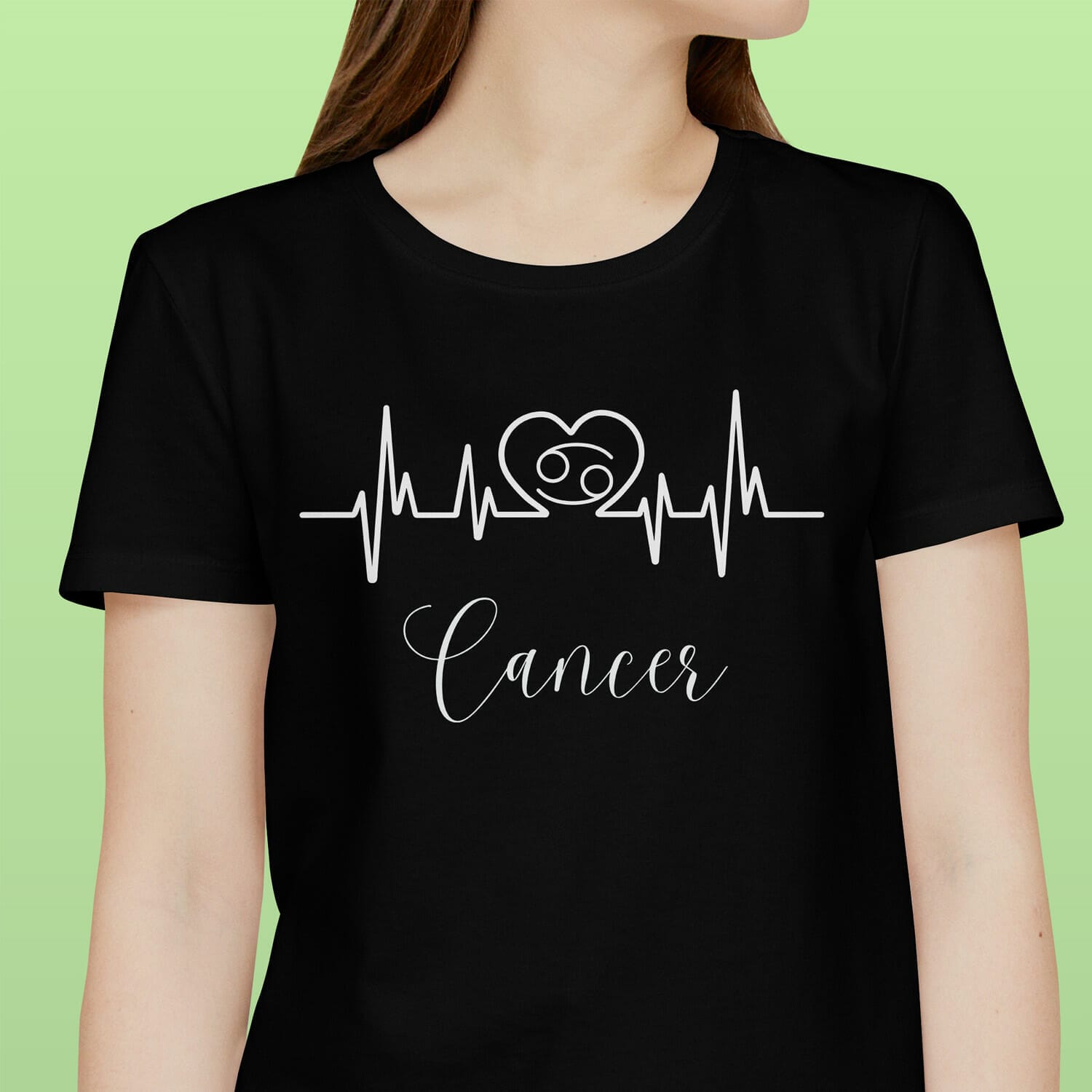 Cancer Zodiac T-Shirt Design For Women