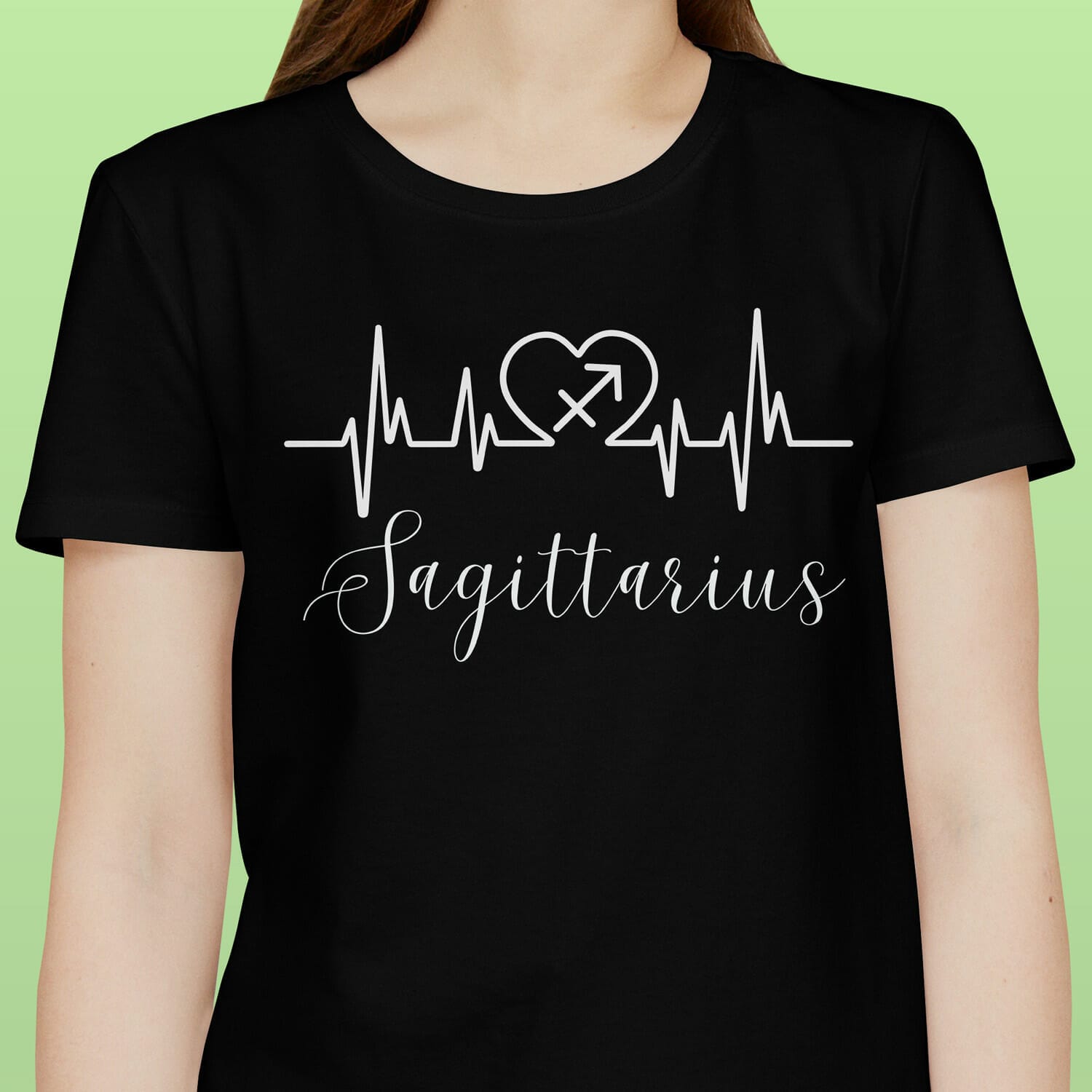 Sagittarius Zodiac T-Shirt Design For Women