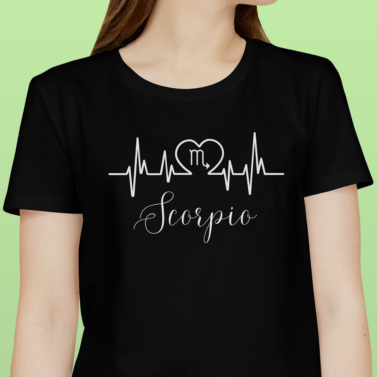 Scorpio Zodiac T-Shirt Design For Women