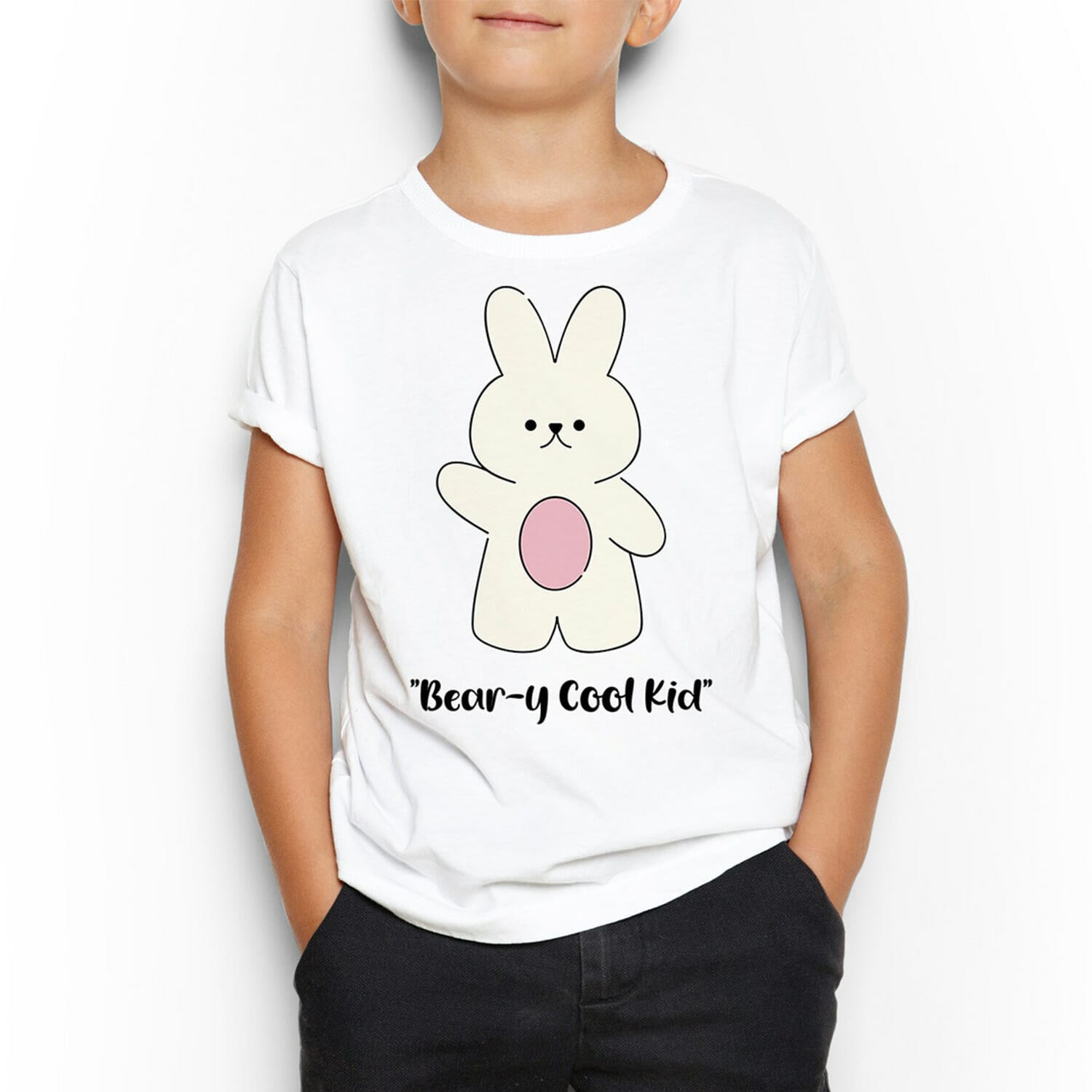 Bear-Y Cool Kid T-Shirt Design