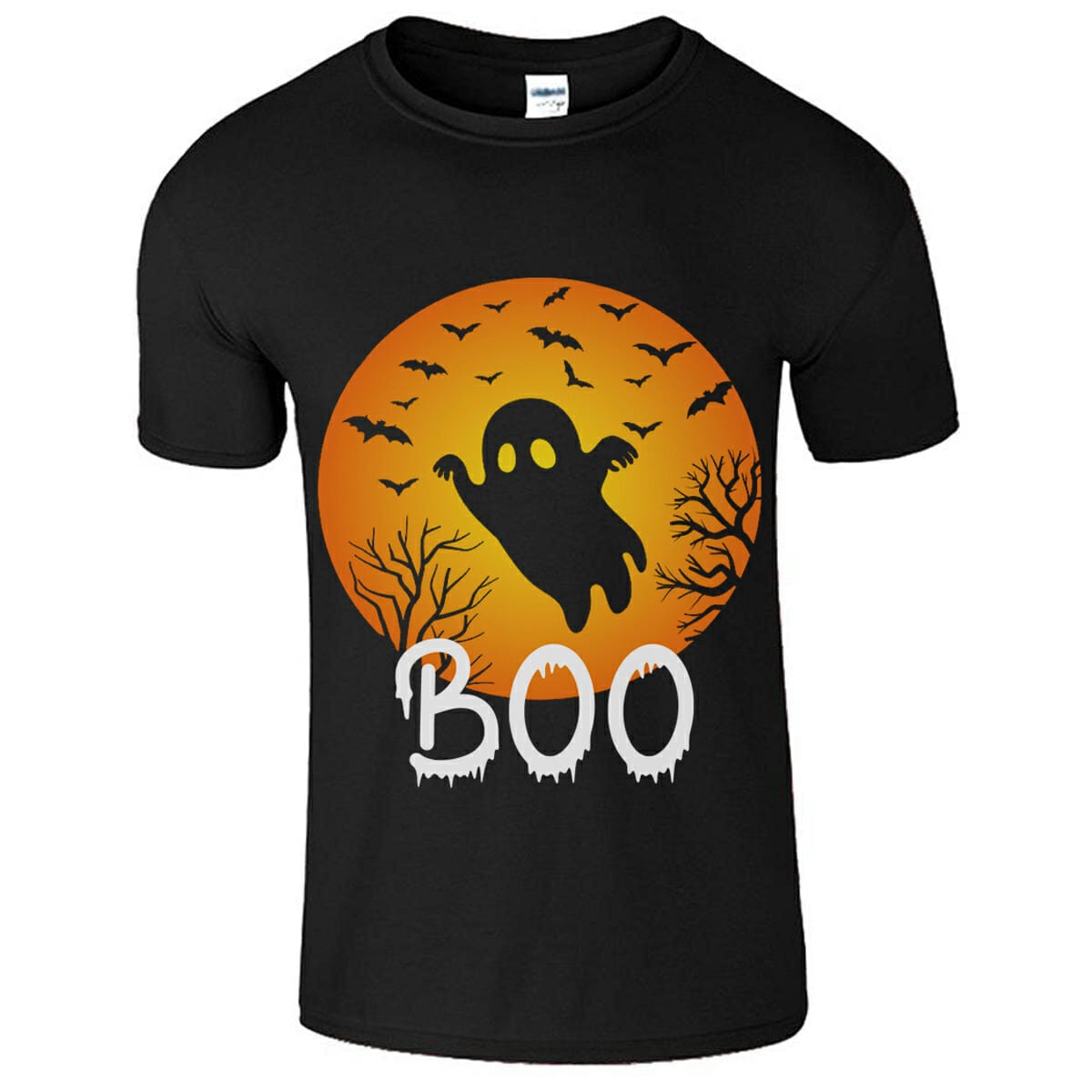 Boo Halloween Ghost T-Shirt Design