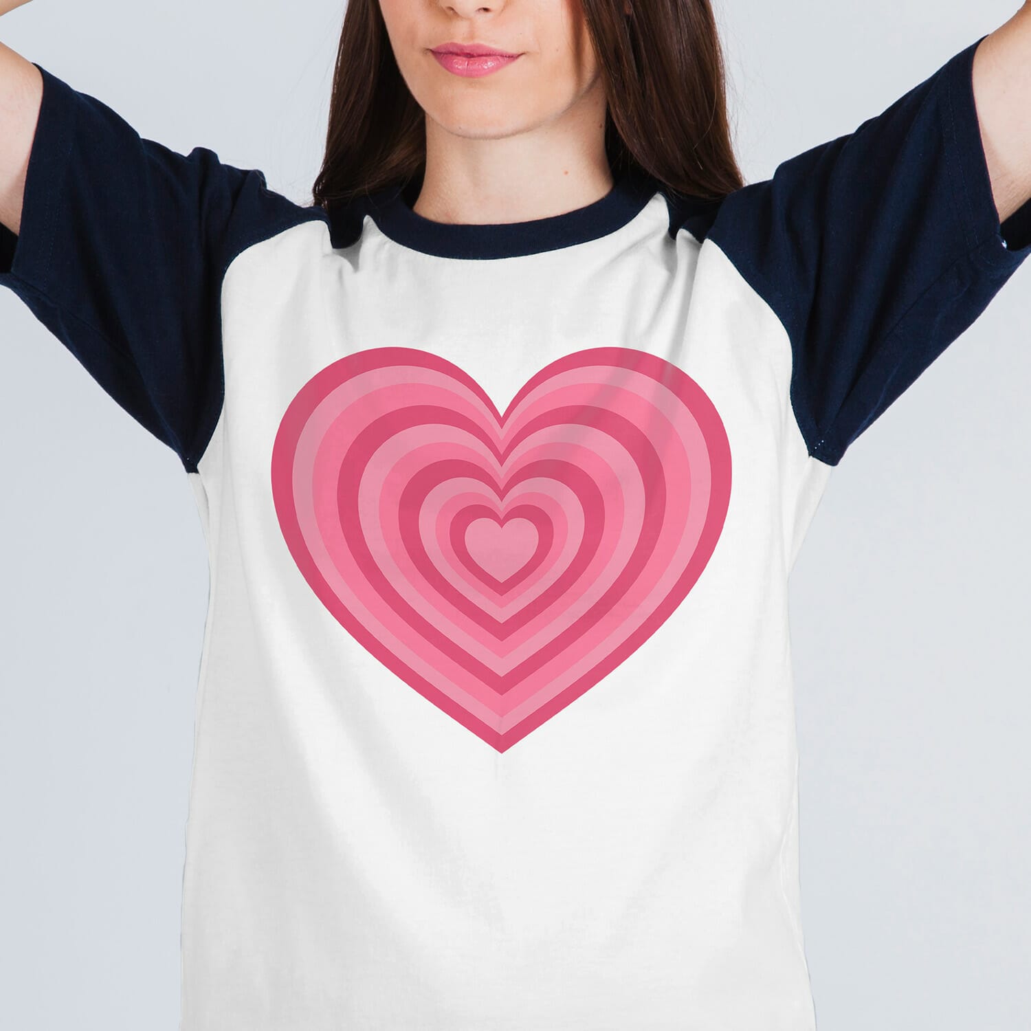 Pink heart Free t shirt design PNG - Online Download For Free