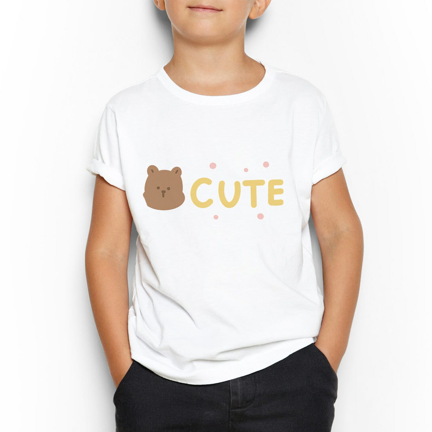 Cute Bear T-shirt Design For Kids