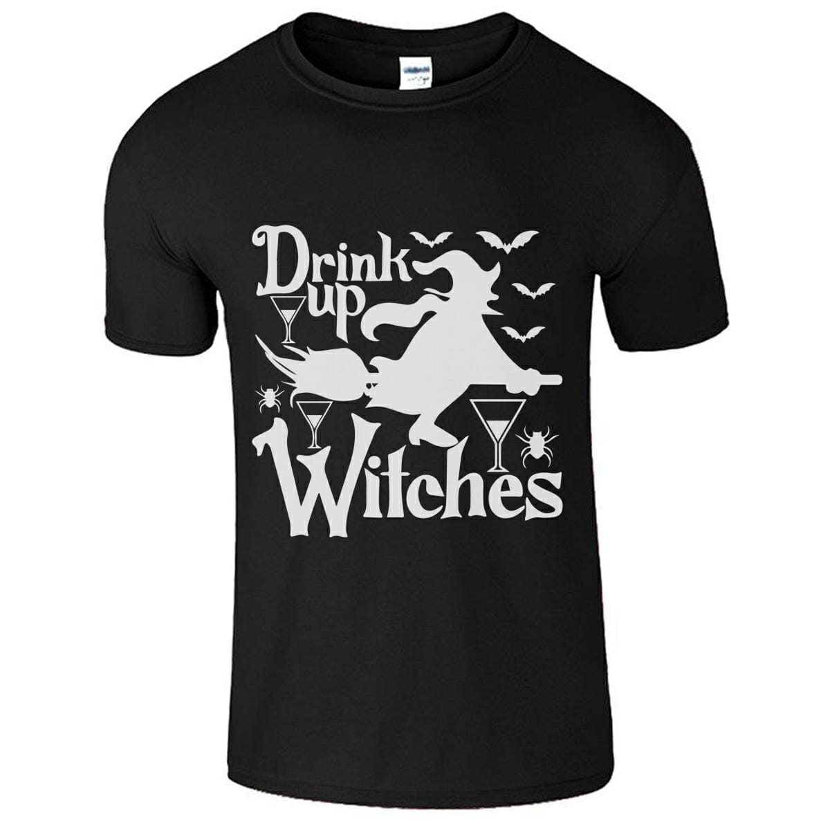Drink Up Witches Halloween T-Shirt Design