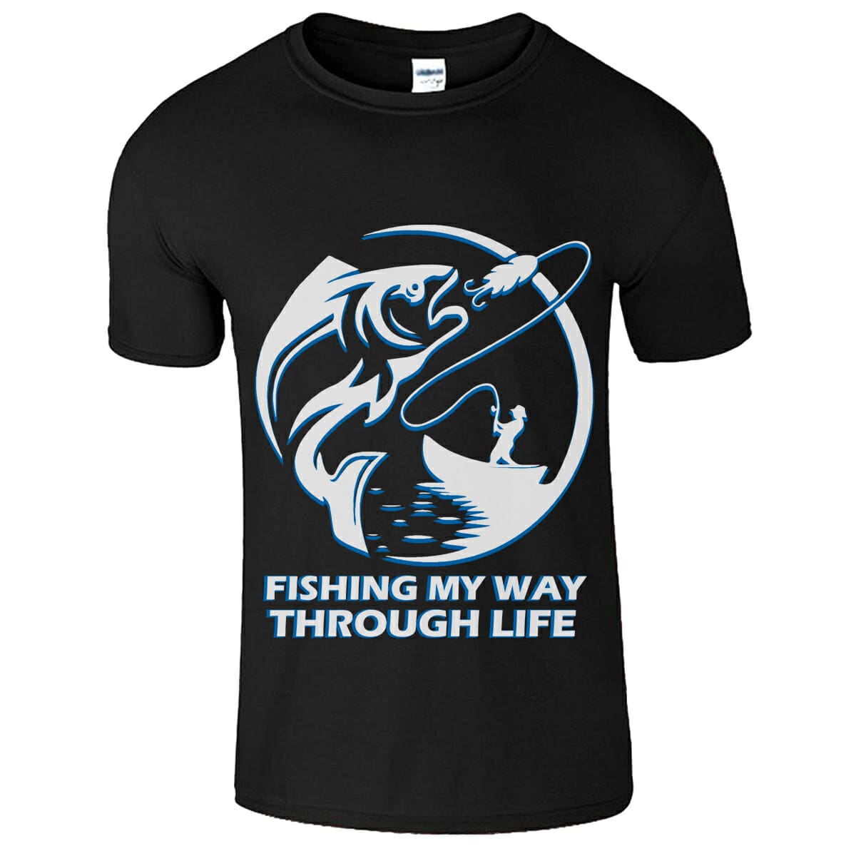 Fishing My Way Through Life T-Shirt Design