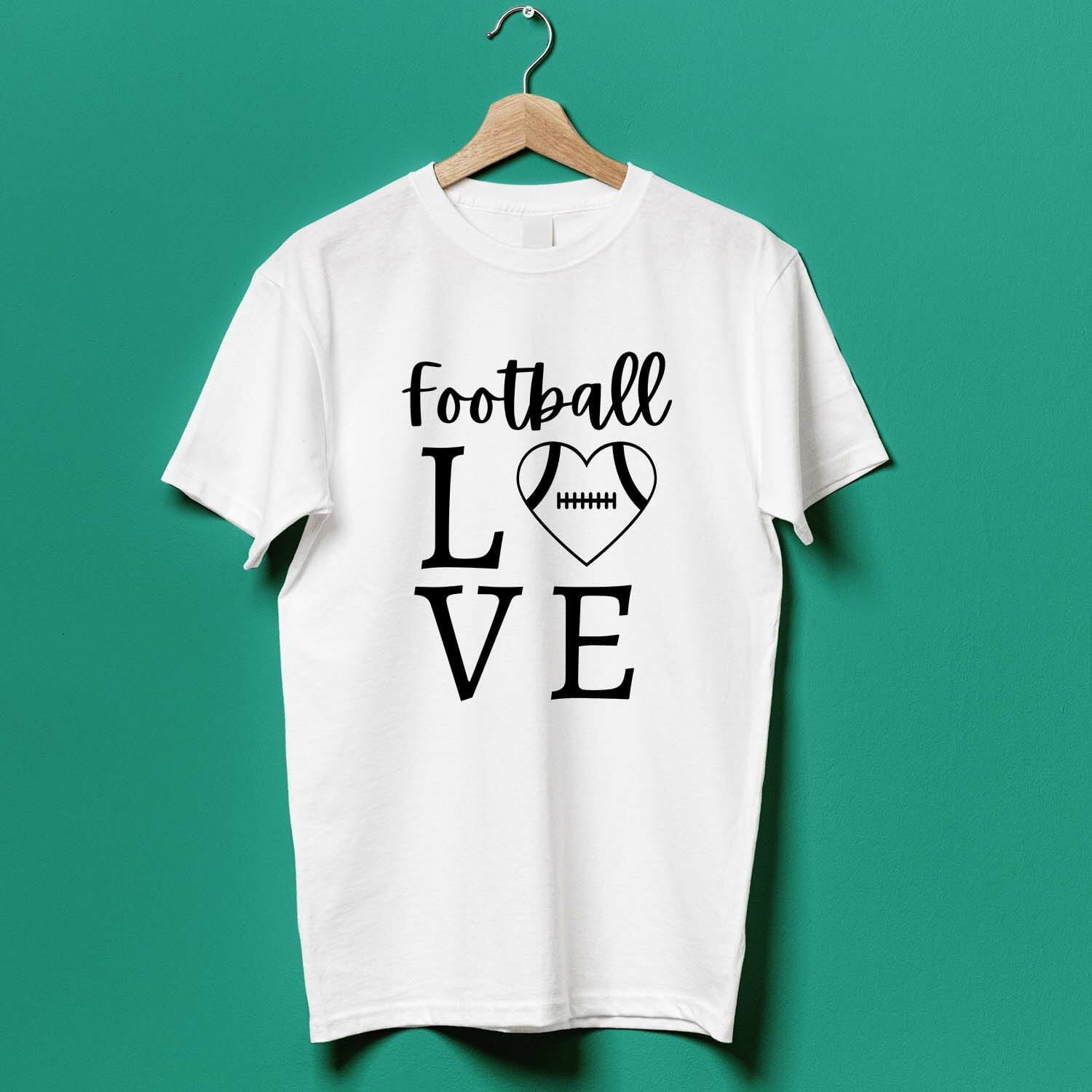 Football Love T-shirt Design
