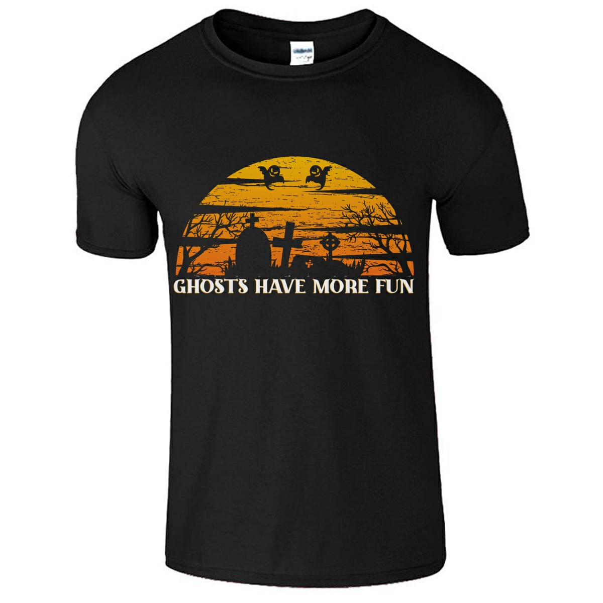 Ghosts Have More Fun Halloween T-Shirt Design