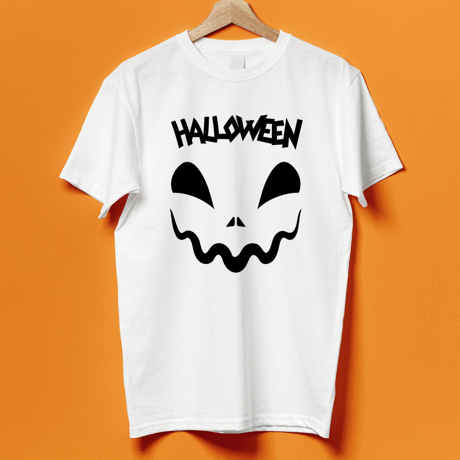 Halloween Scary face T-shirt Design