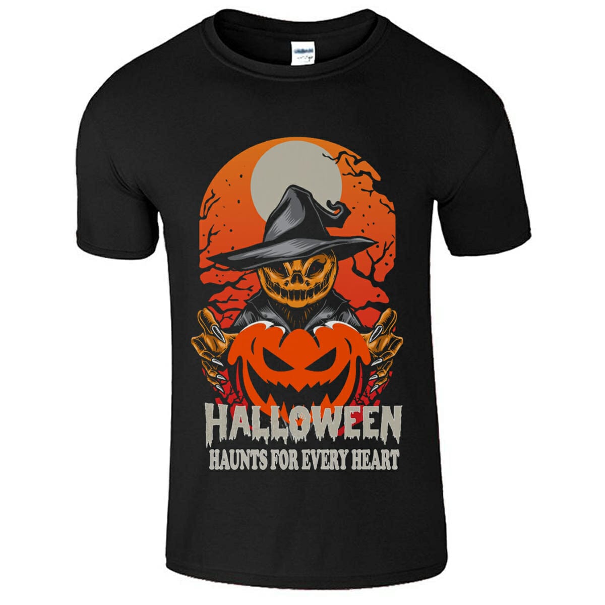 Halloween Haunts For Every Hearts T-Shirt Design