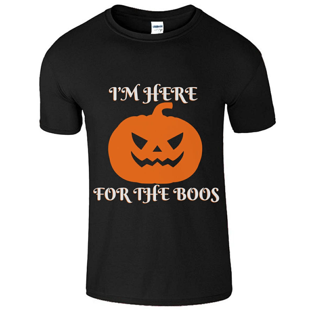 I'm Here For The Boos - Halloween T-Shirt Design For Free