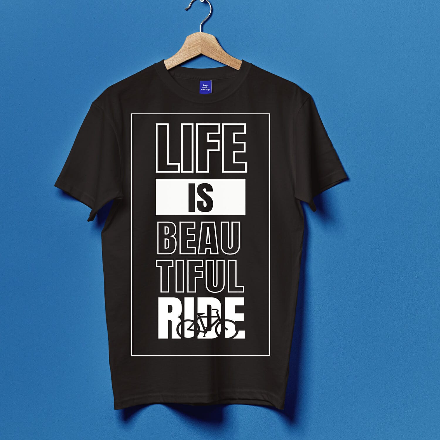 Life is beautiful ride t-shirt design