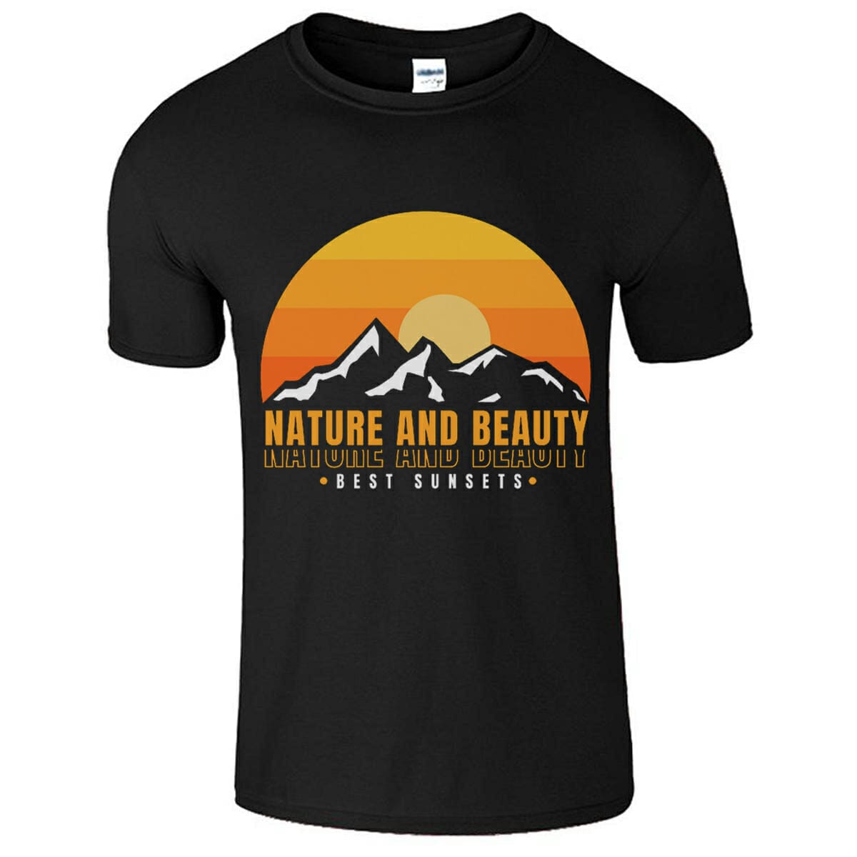 Nature & Beauty Best Sunsets Free T-Shirt Design