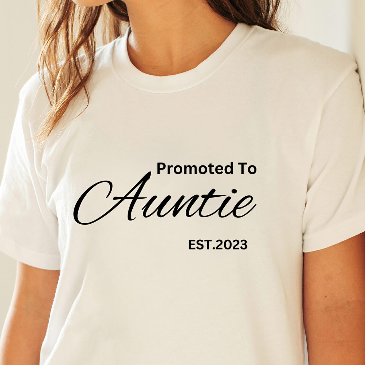 Promoted to Auntie 2023 T-Shirt Design