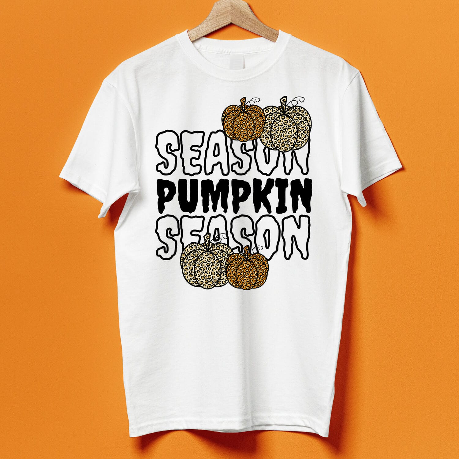 Halloween Pumpkin Season T-shirt Design