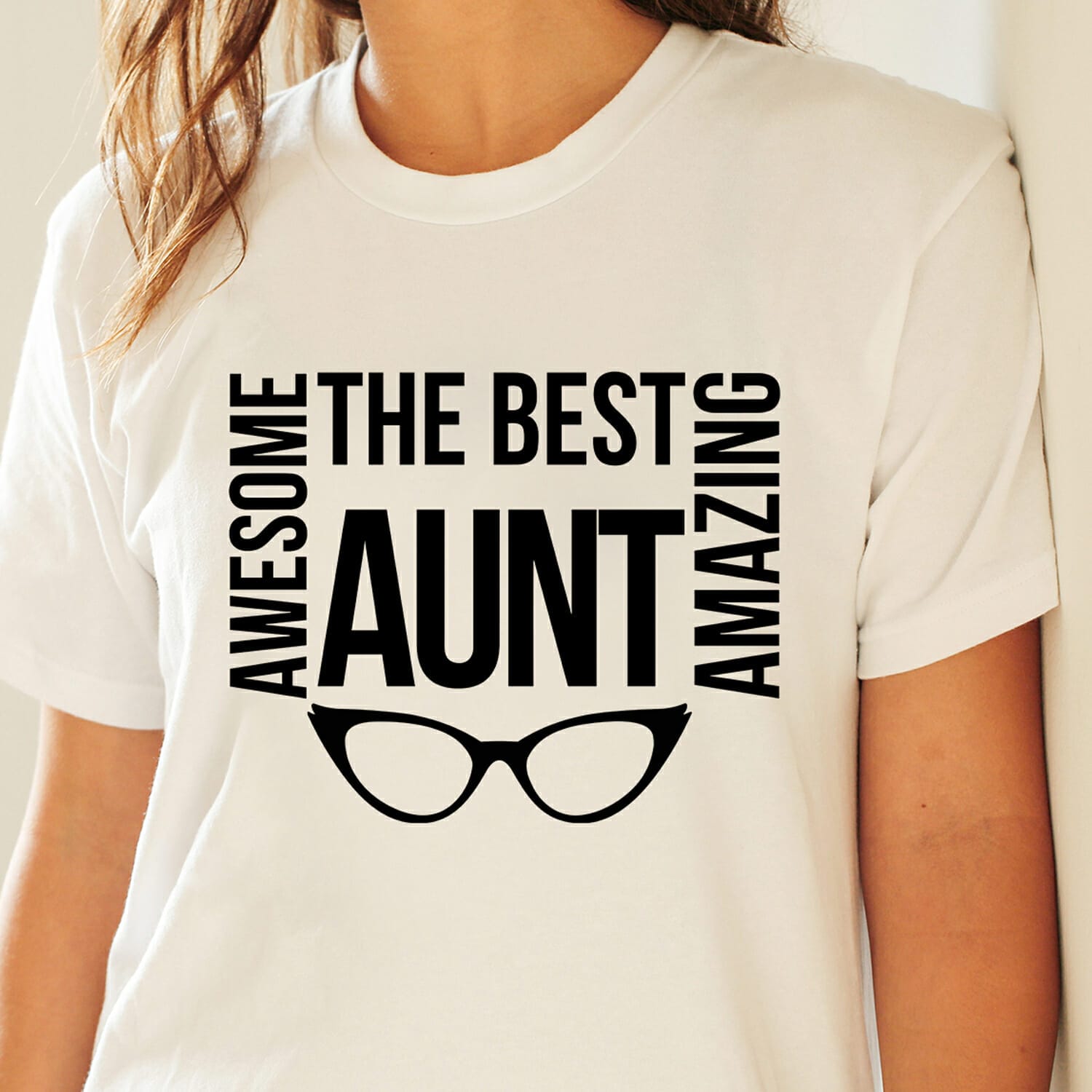 The Best Awesome Aunt T-shirt Design