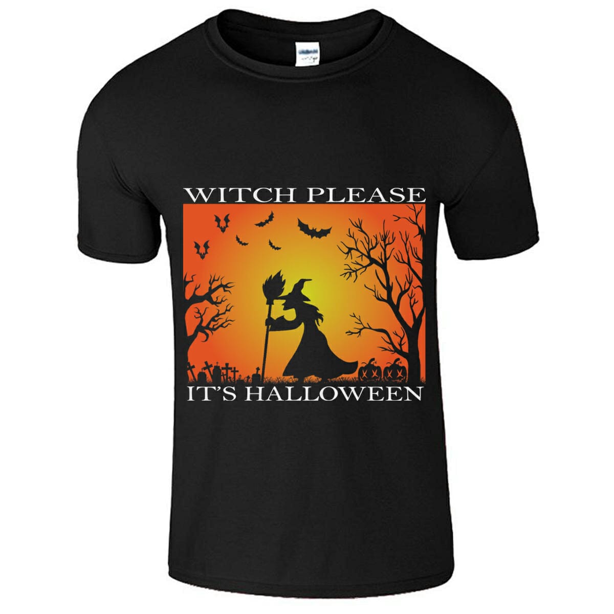 Witch Please It's Halloween T-Shirt Design