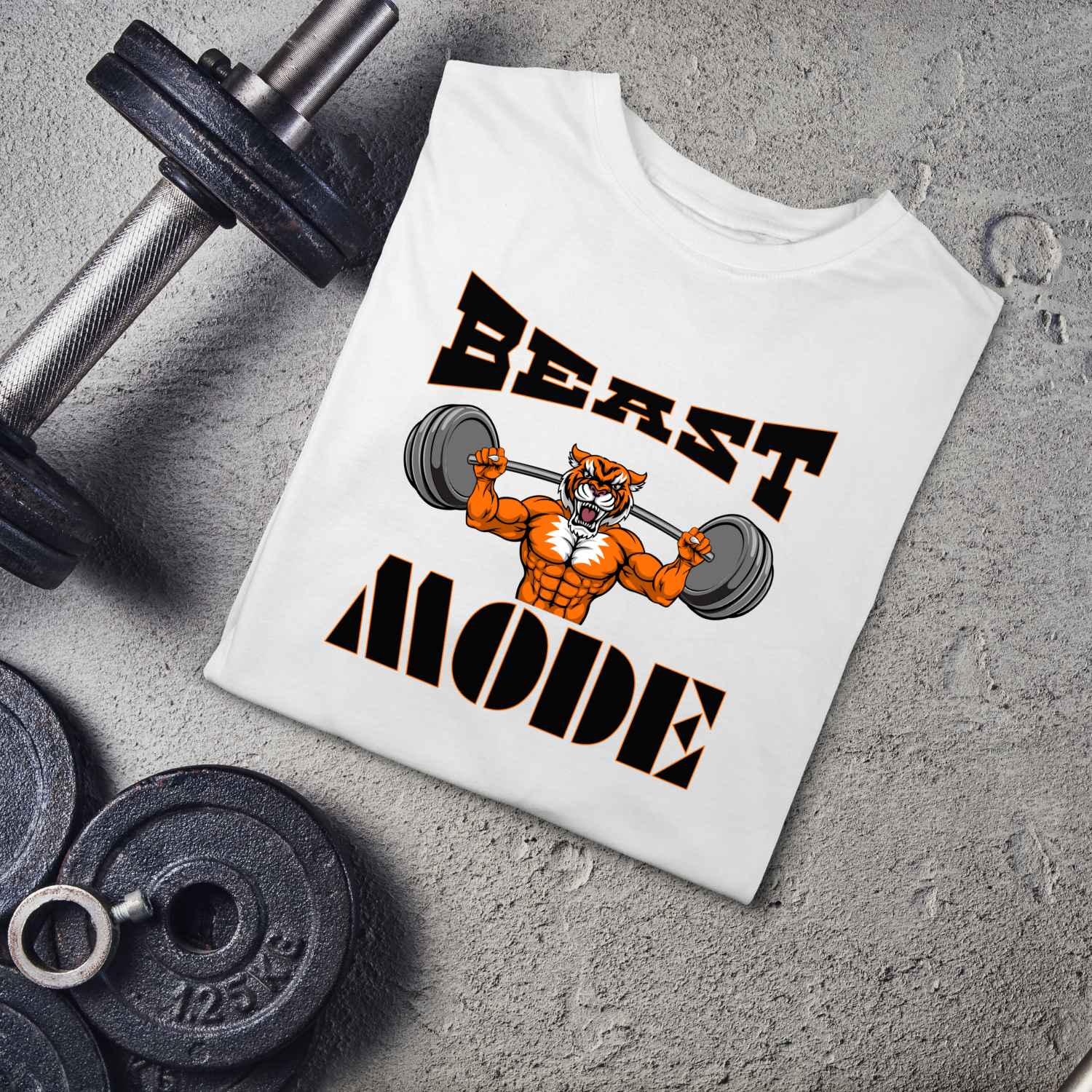 Beast Mode Gym T-Shirt Design Free | For Fitness Enthusiasts
