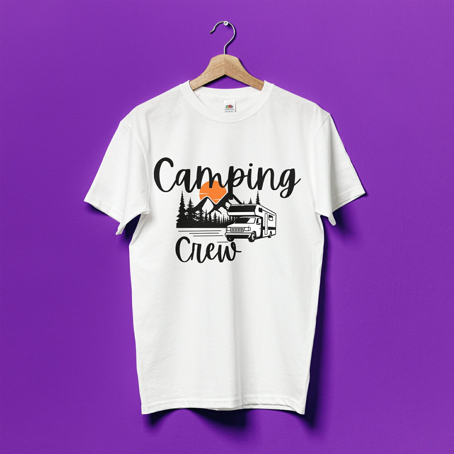 Camping Crew T-shirt Design