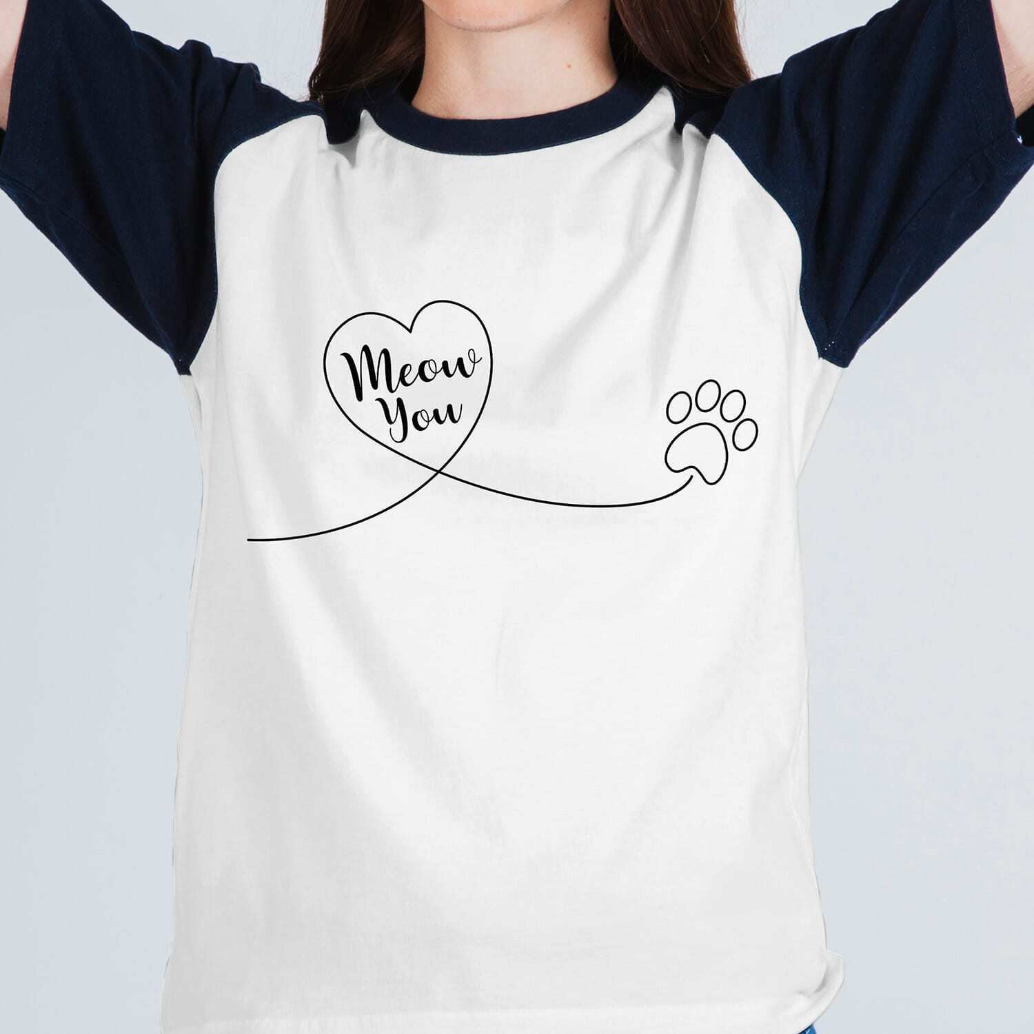 Meow you t shirt design For Cat Lovers
