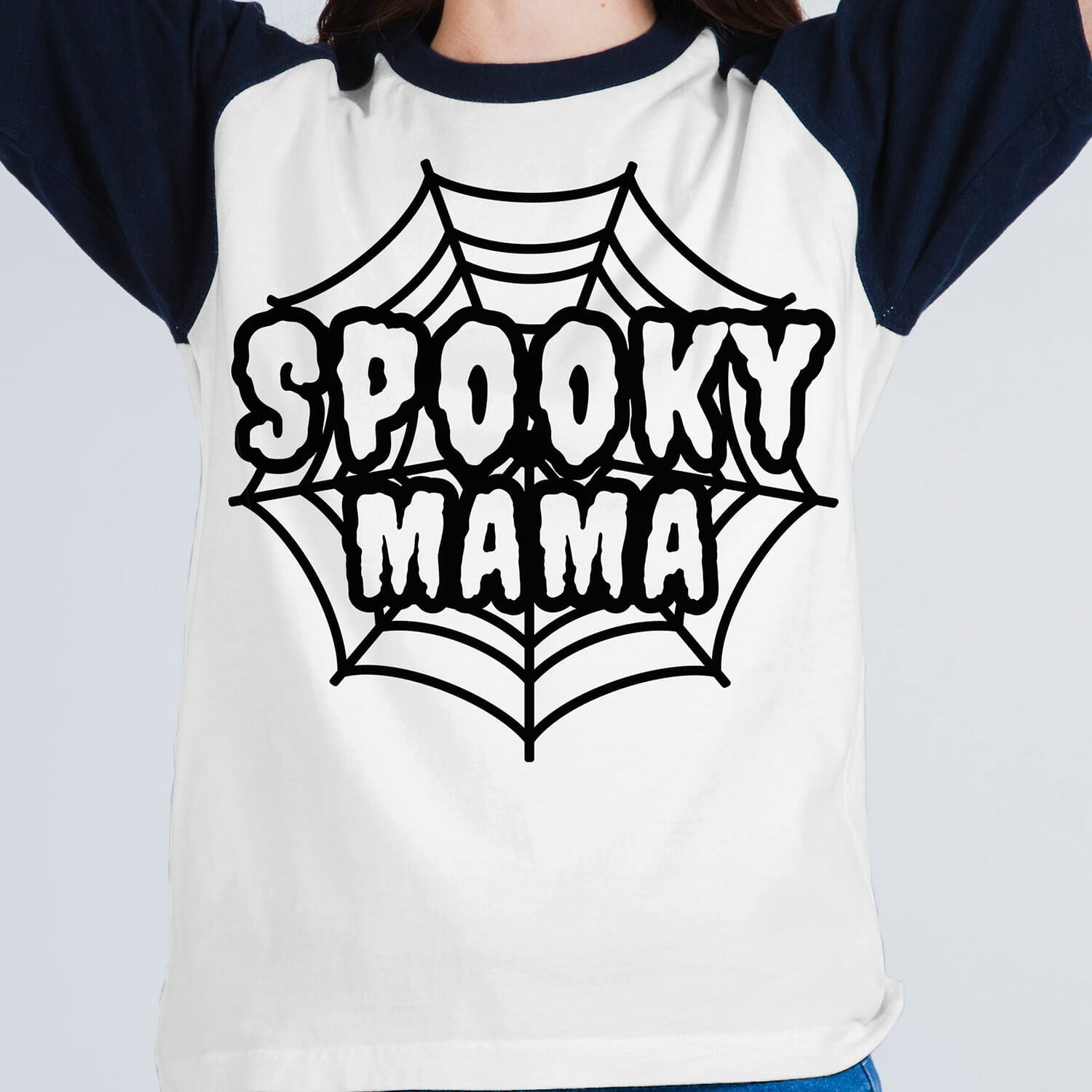 Spooky Mama - Halloween Tshirt Design