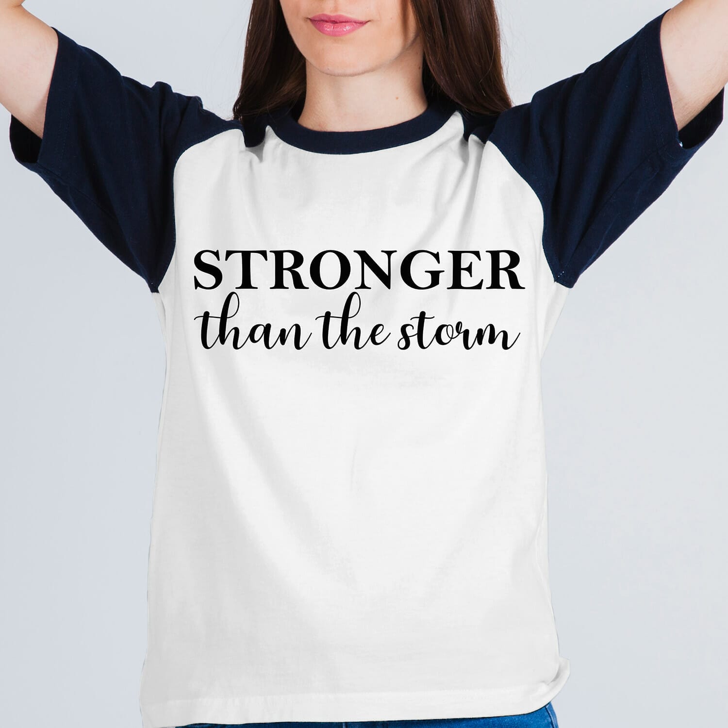 Stronger than the storm Tshirt design For Free