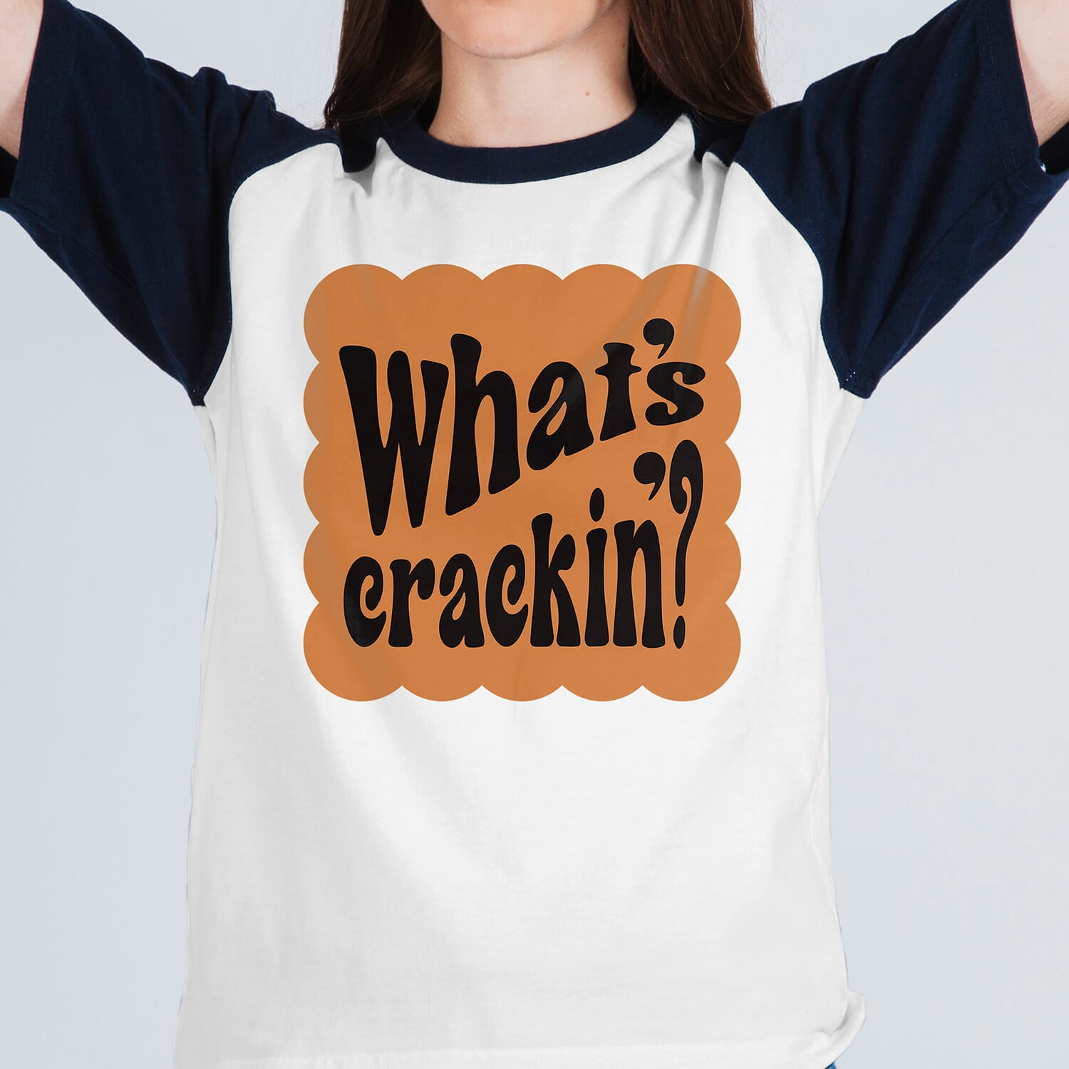 What's Crackin Funny Slang t shirt design