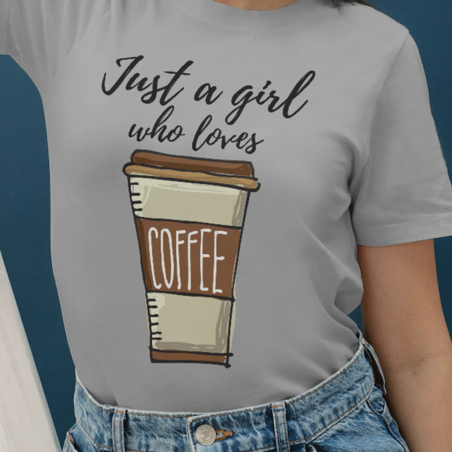 Just a girl who loves coffee Tshirt design