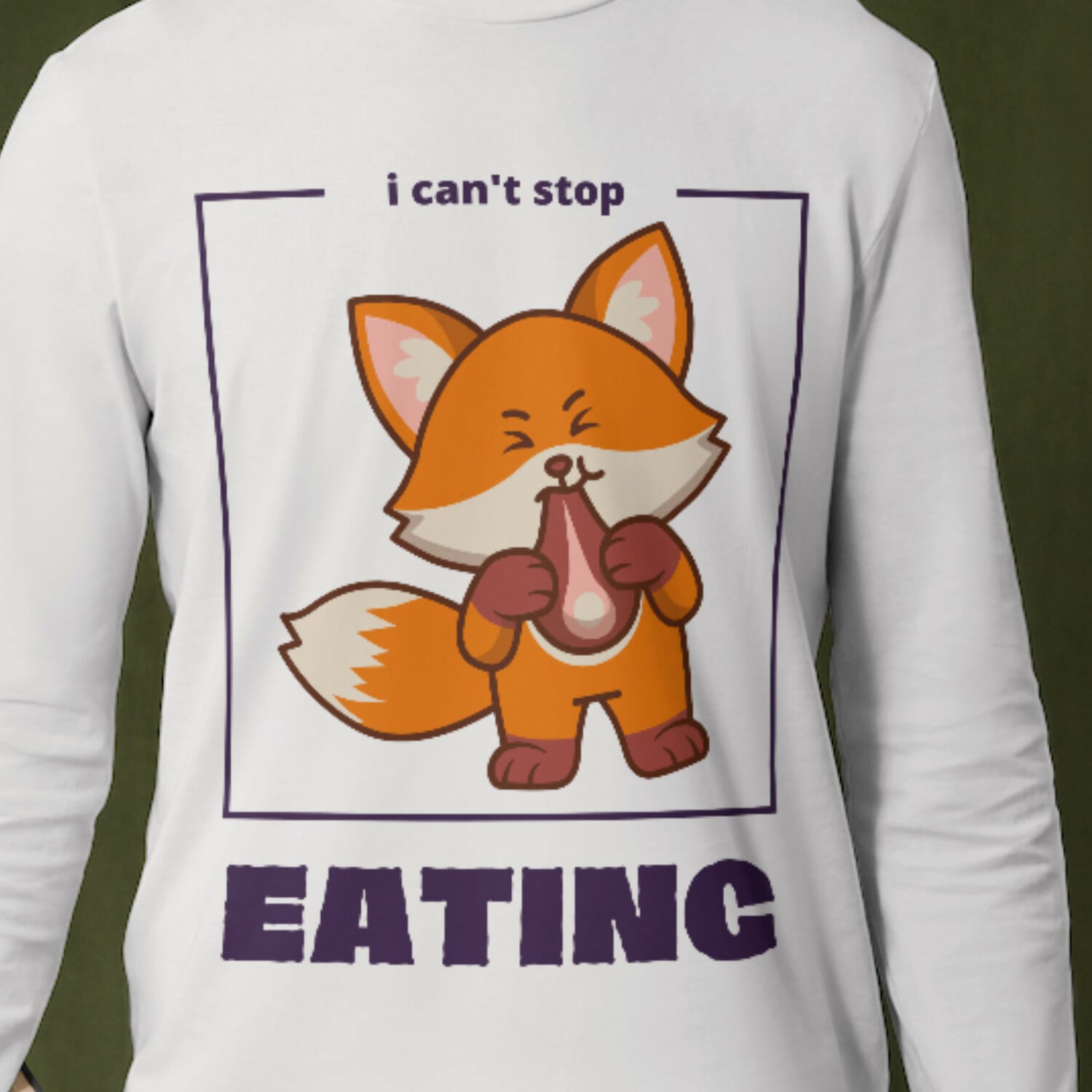 I Cant Stop Eating Tshirt Design