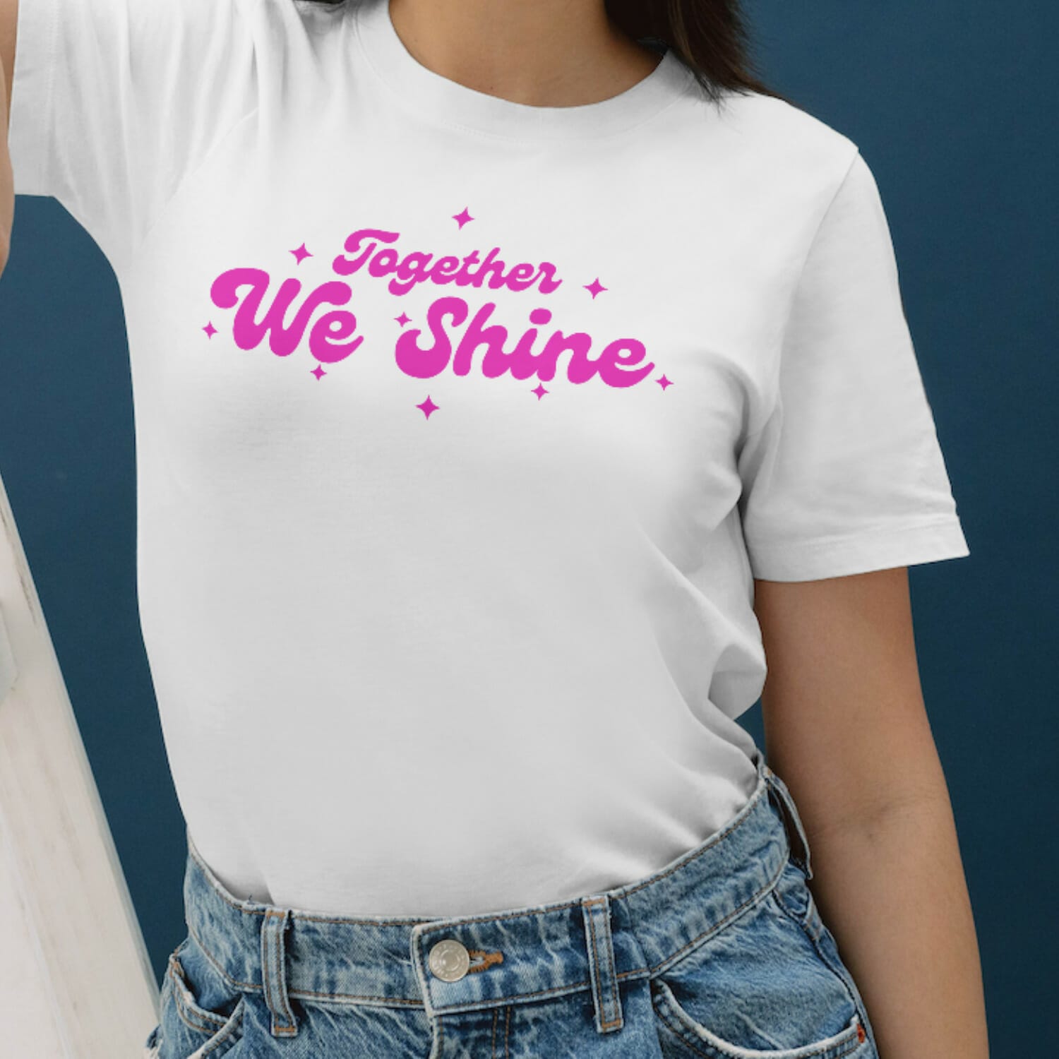 T Shirt Design For Free Together We Shine