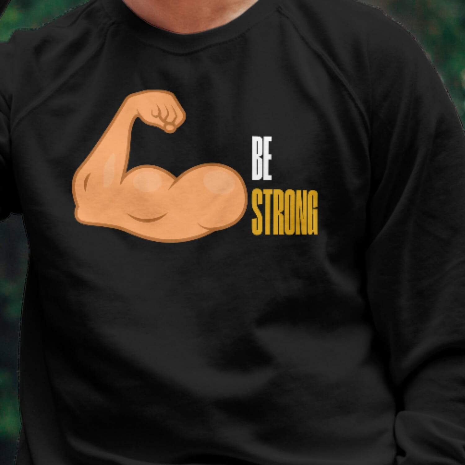 Free Design For T-shirt Be strong Gym