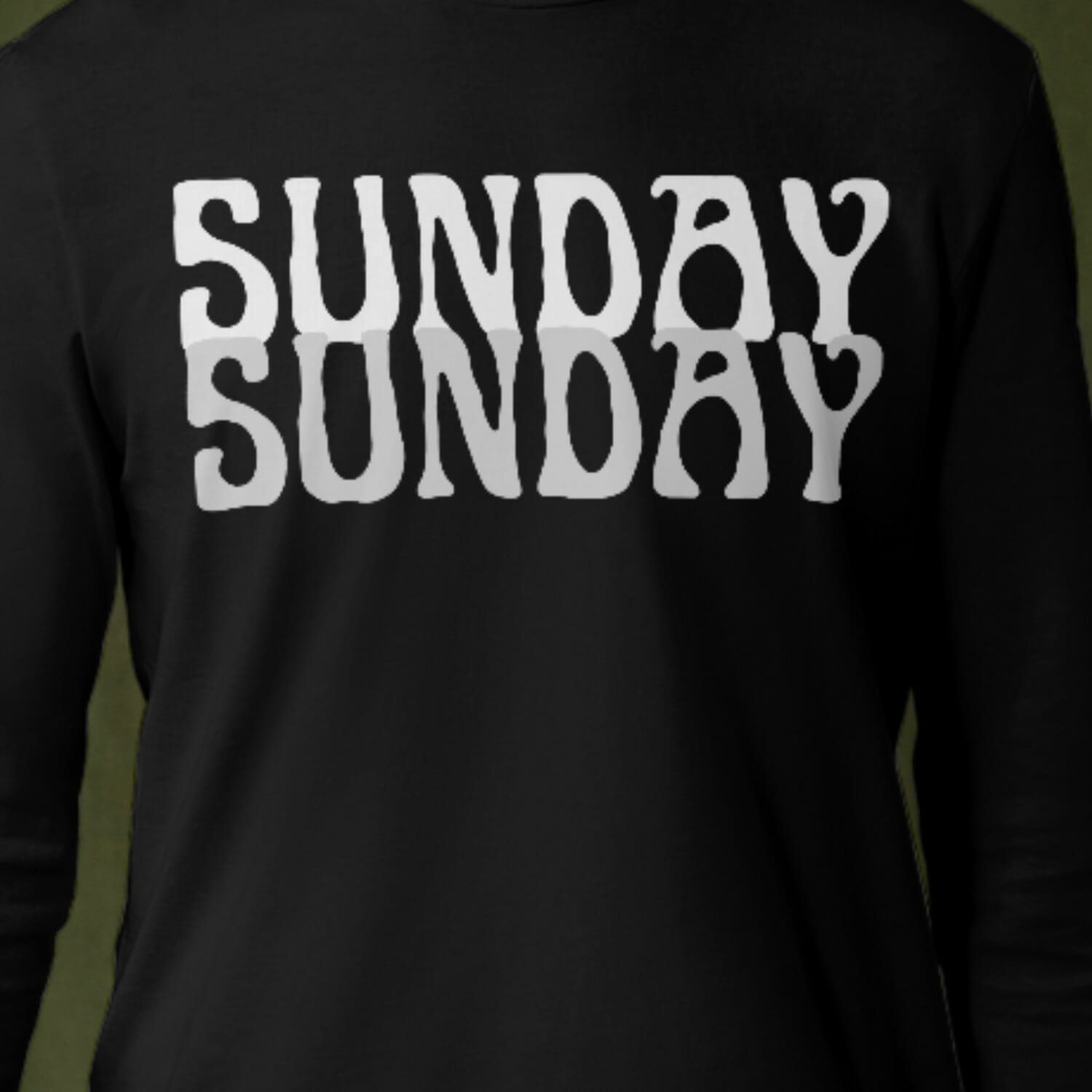 Sunday Free Typography T shirt design