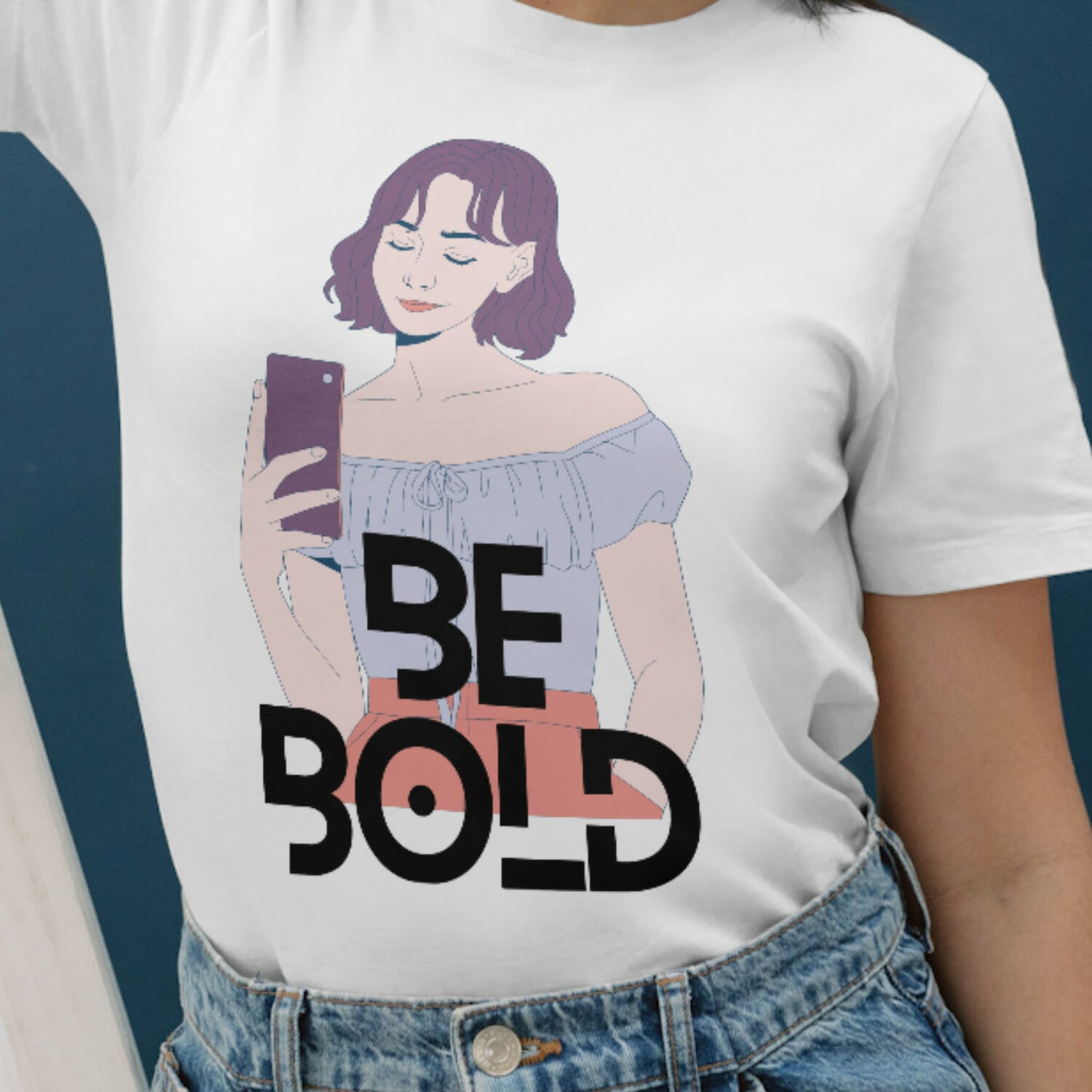 Be Bold Women Tshirt Design