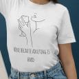 Wine Because Adulting Is Hard Tshirt Design