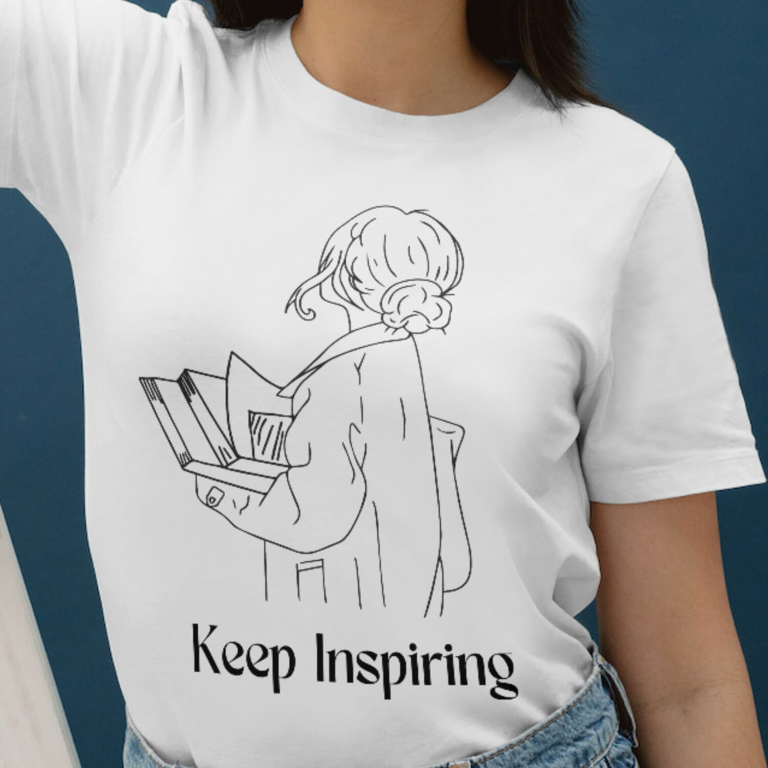 Boho Style Keep Inspiring Tshirt Design