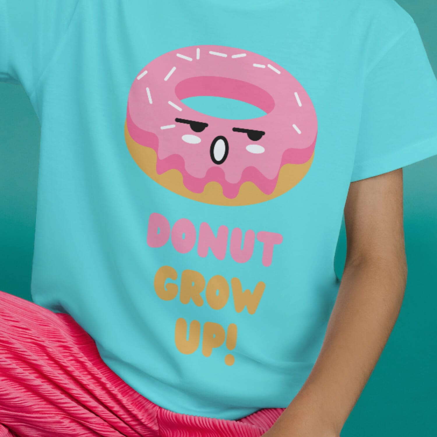 Donut grow up Kids tshirt design