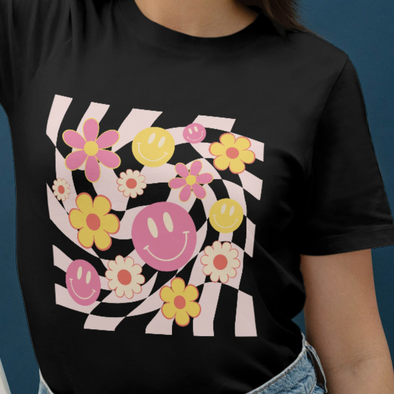 Abstract Groovy Free T shirt design