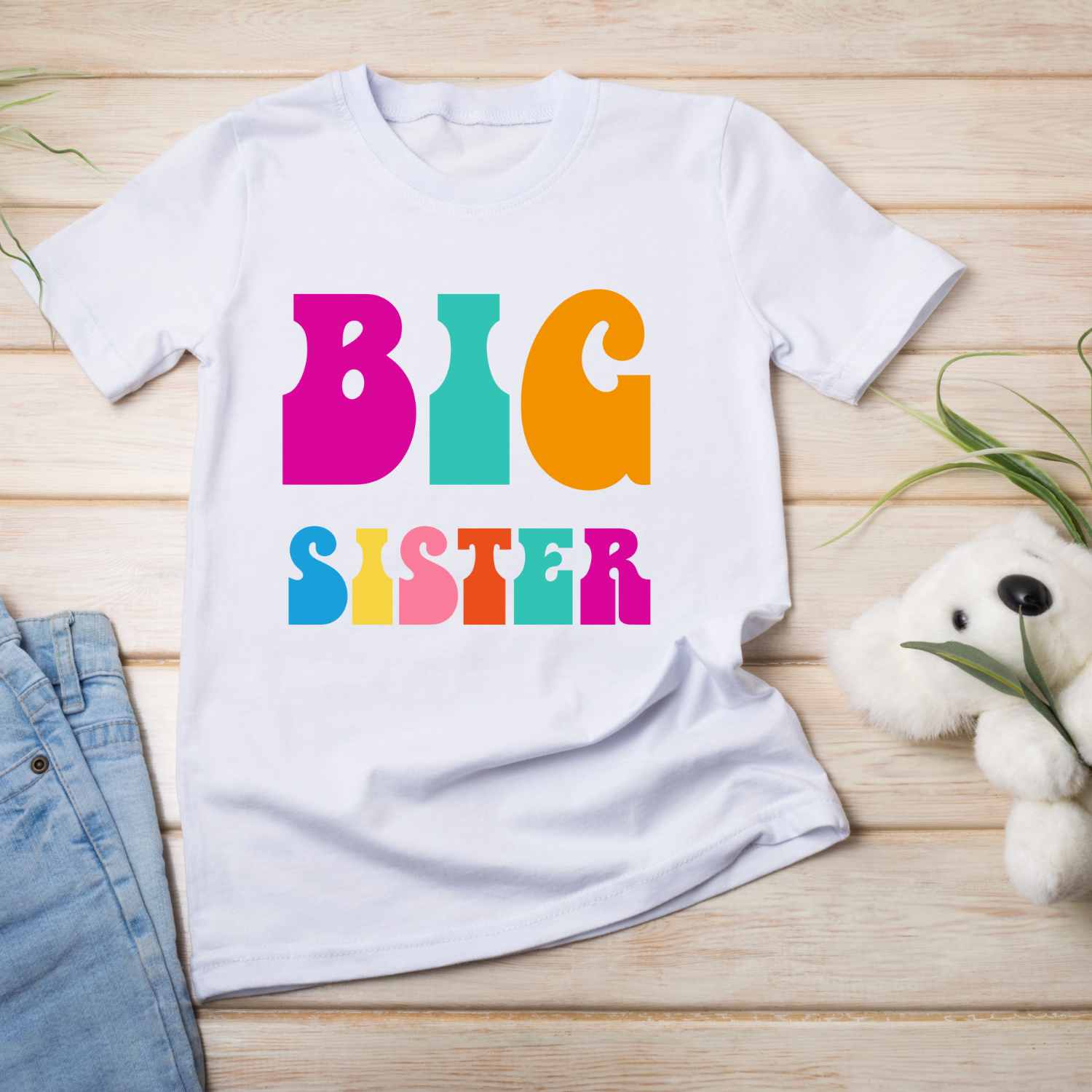 Big Sister T-shirt Design | Download Free Design