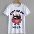 Birthday Geek Robot T-Shirt Design