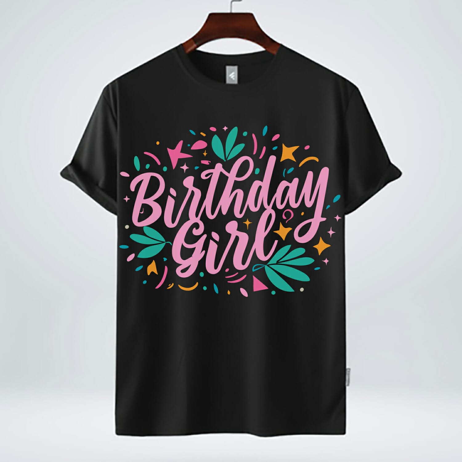 Free T shirt Design Birthday Girl T-Shirt Design