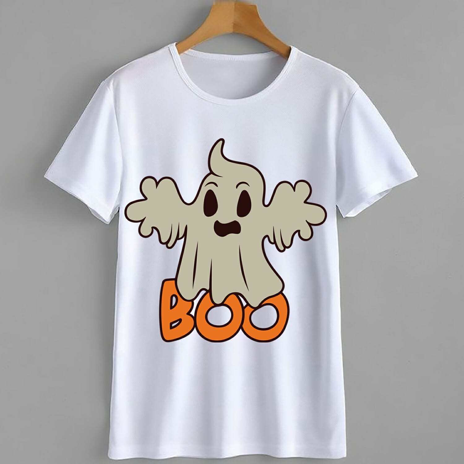Boo Halloween Ghost T-Shirt Design For Everyone